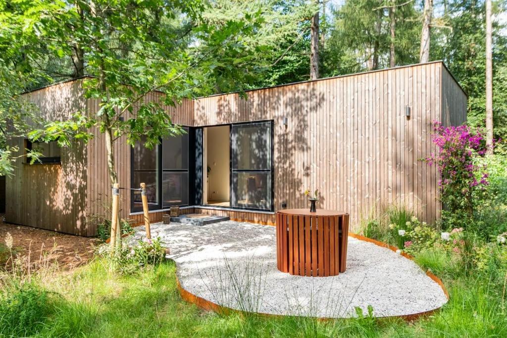 Luxe-Avontuur In Een Romantische Cabin In Het Bos Stekene Exterior photo