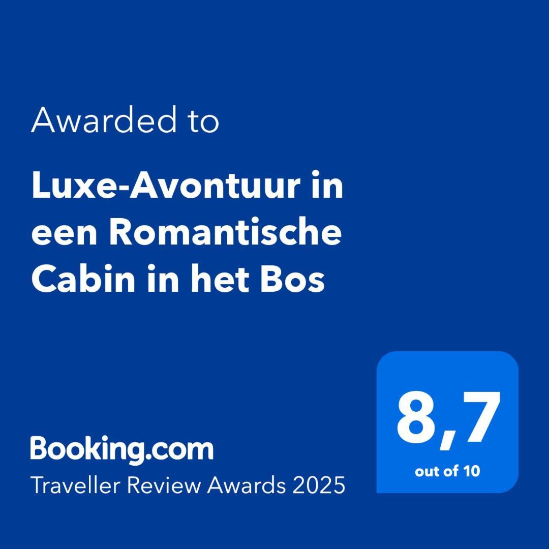 Luxe-Avontuur In Een Romantische Cabin In Het Bos Stekene Exterior photo